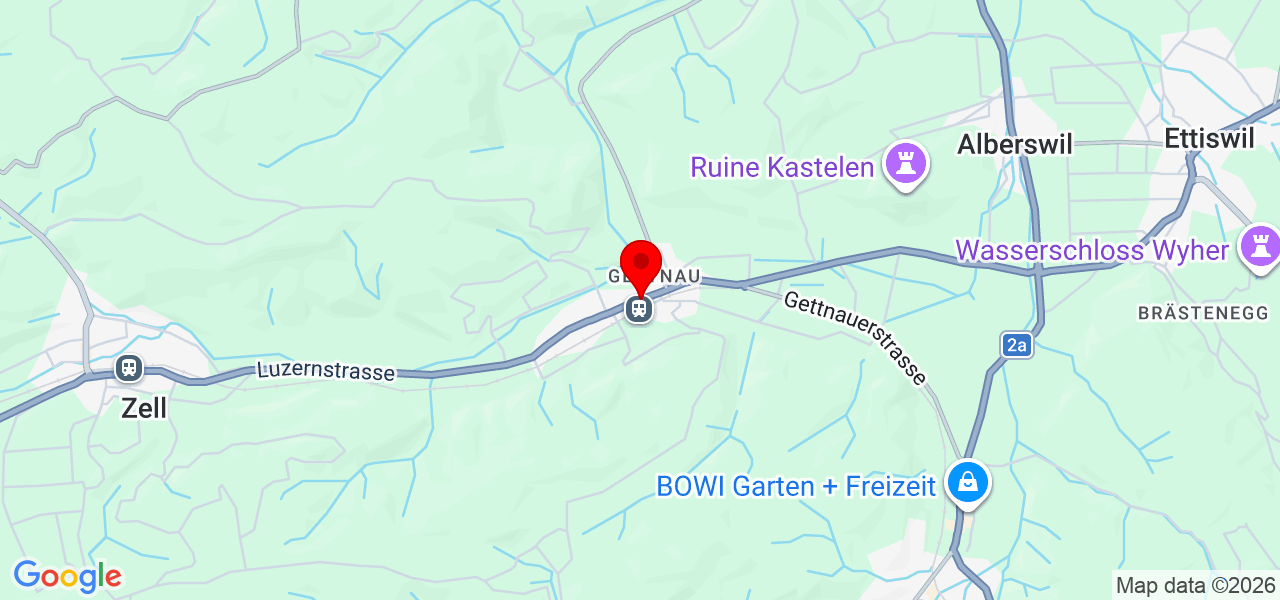 SCARLAT Dach & Abdichtung - Luzern - Gettnau - Karte