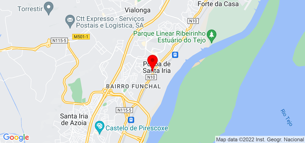 Paula sanches - Lisboa - Vila Franca de Xira - Mapa