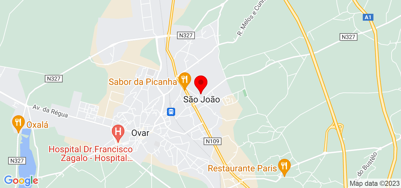 M&aacute;rcia Portugal - Aveiro - Ovar - Mapa