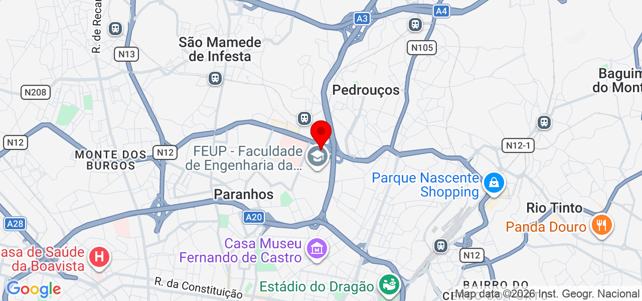 Inês Gomes - Porto - Porto - Karte