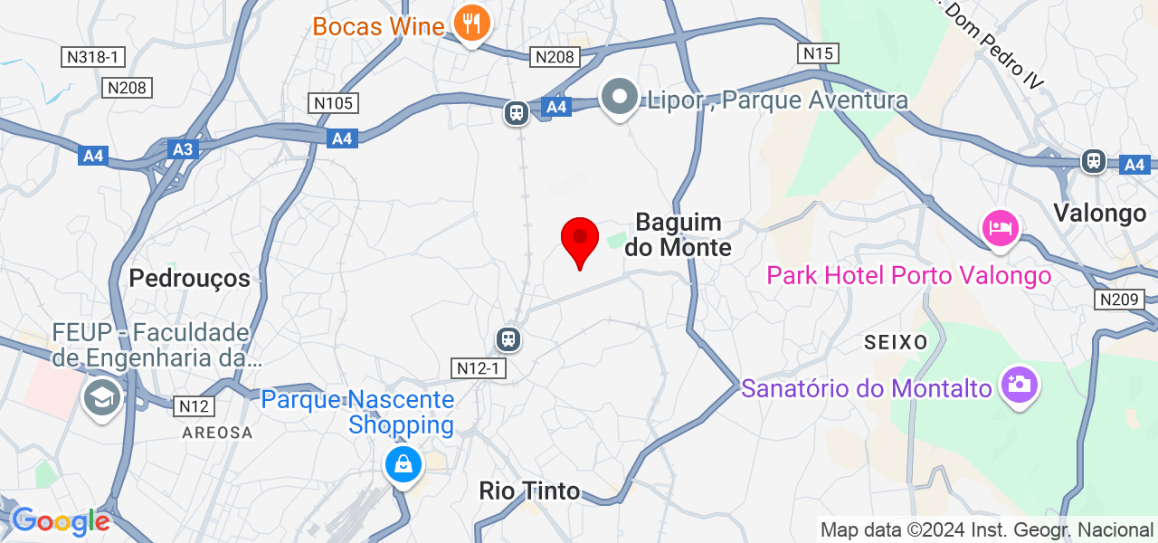 Maria Miguel Moreira - Porto - Gondomar - Map