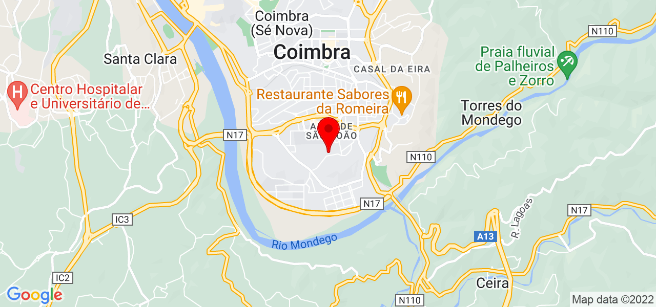 HOMELIMA DESIGN E GEST&Atilde;O DE IM&Oacute;VEIS, LDA - Coimbra - Coimbra - Mapa