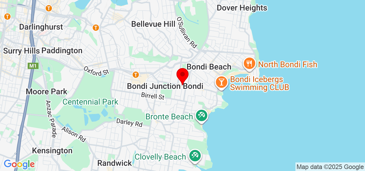Platinum Corp Construction - Sydney - Waverley - Map