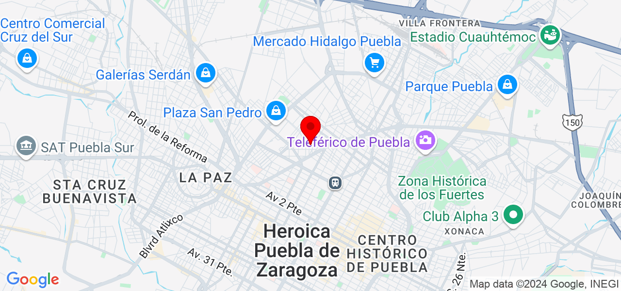 El Payaso Dramatico - Puebla - Puebla - Mapa