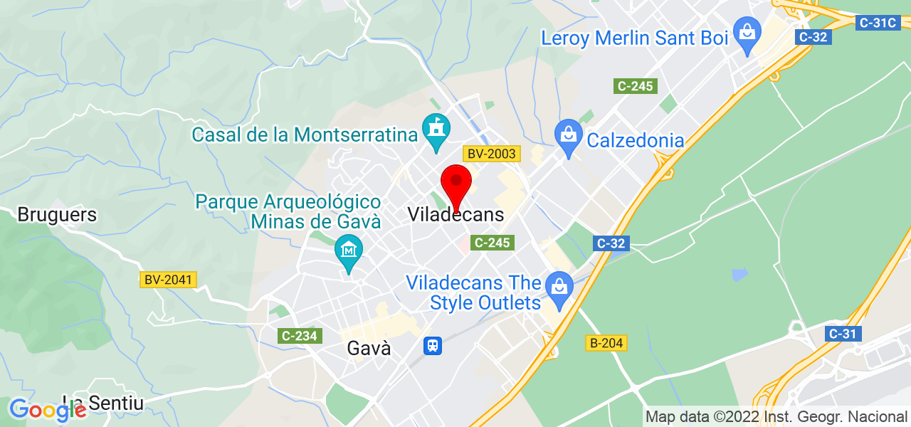 Bel&eacute;n Barragan - Cataluña - Viladecans - Mapa