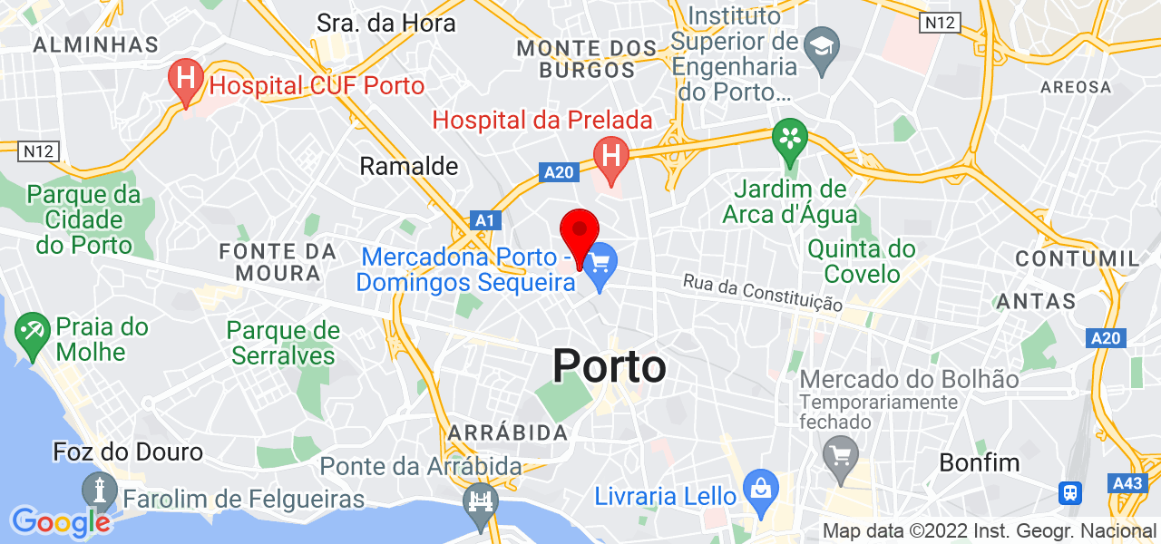 J&eacute;ssica T. - Porto - Porto - Mapa