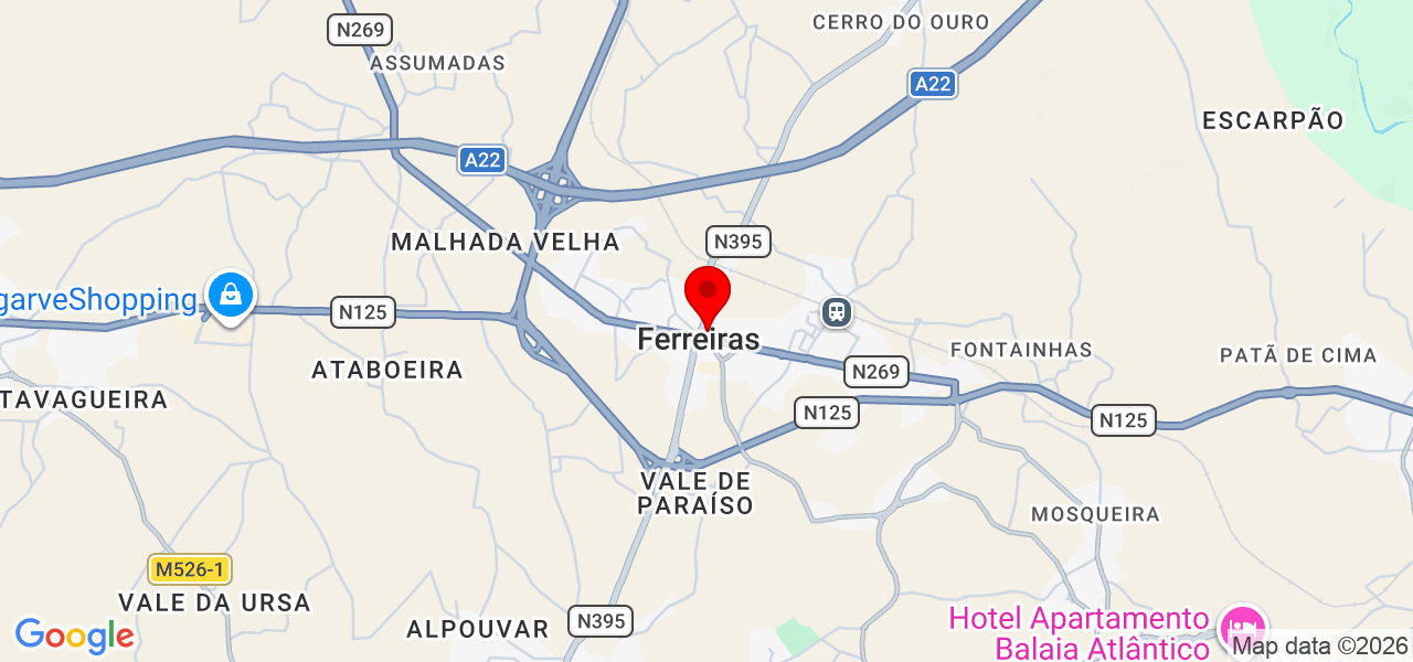 Marco aurelio Almeida - Faro - Albufeira - Karte