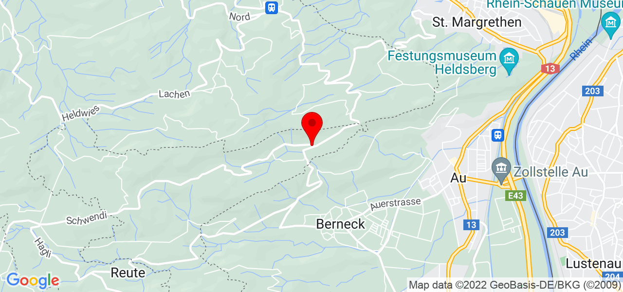 Florin - Appenzell Innerrhoden - Oberegg - Karte