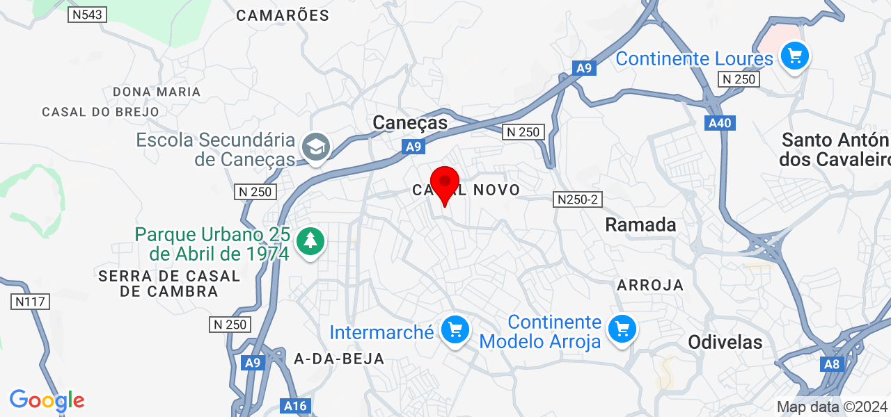 Zé Resolve - Lisboa - Odivelas - Map