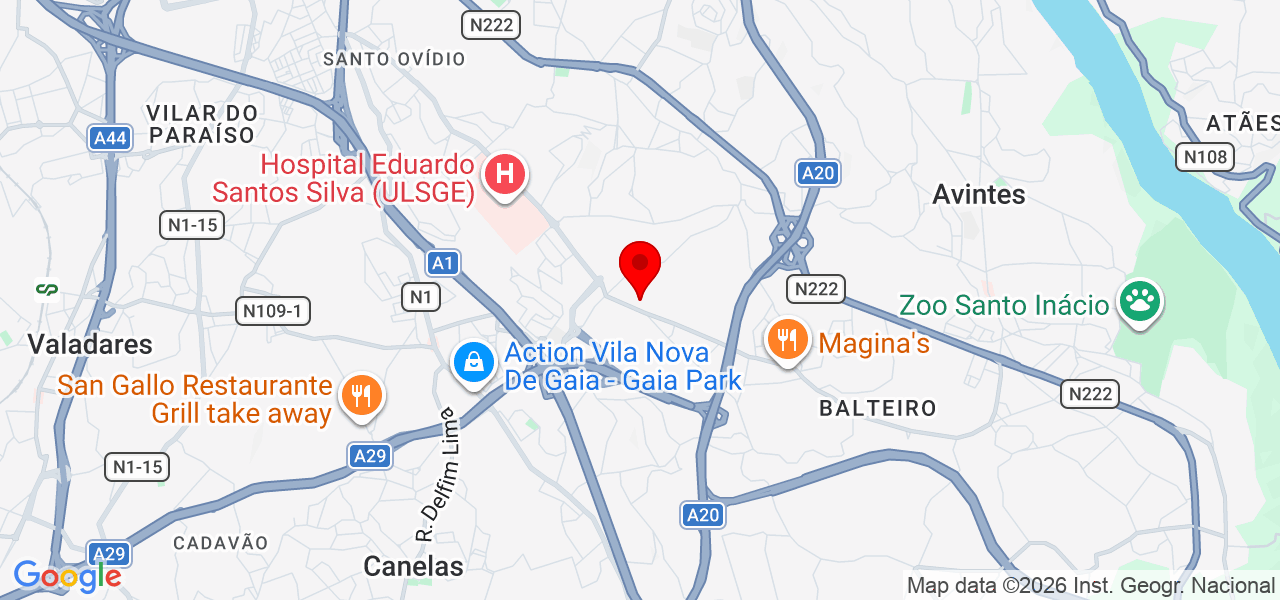 Afonso_Clarinet - Porto - Vila Nova de Gaia - Map