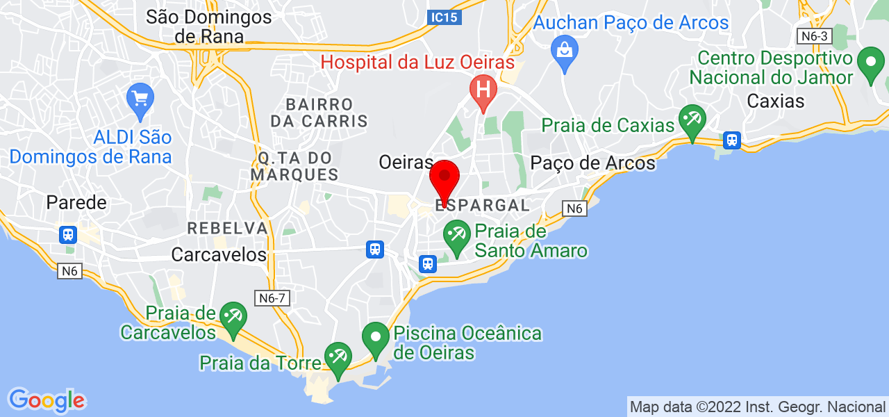 Sergio Pinto - Lisboa - Oeiras - Mapa