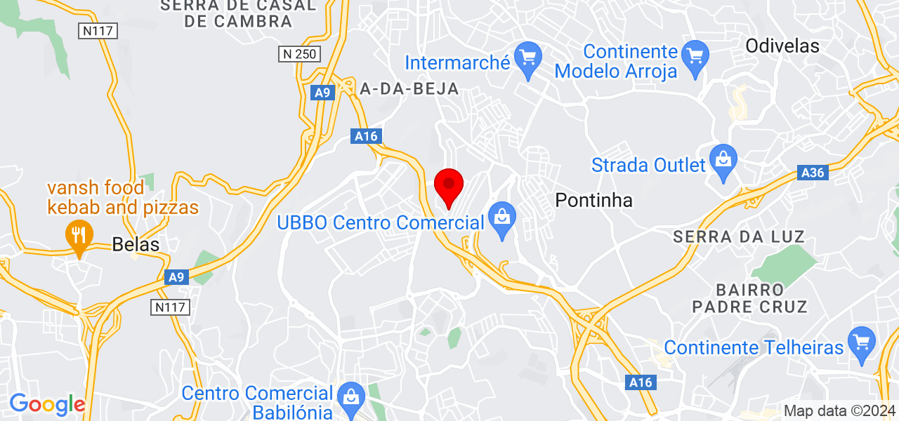 Cleidi Melo - Lisboa - Amadora - Map