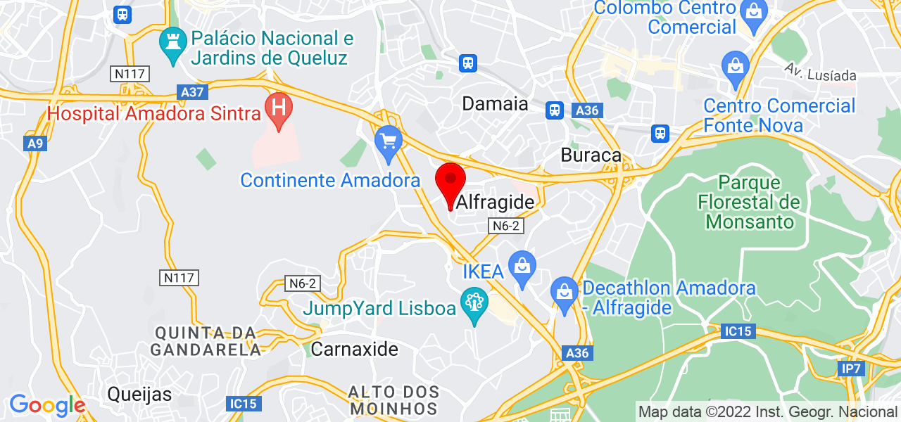 IB Academy - Lisboa - Amadora - Mapa