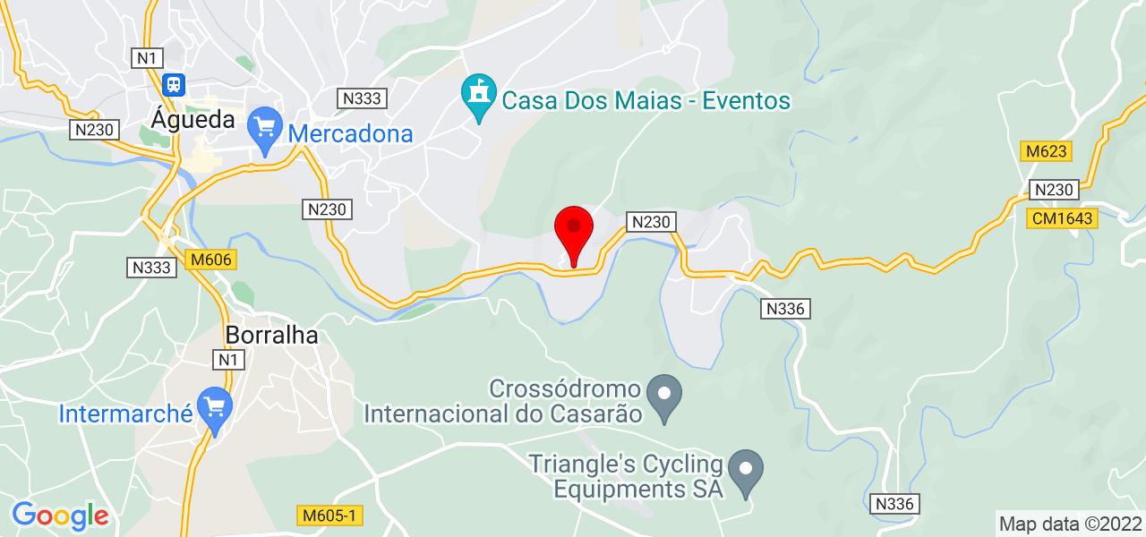 Allusilva - Aveiro - Águeda - Mapa