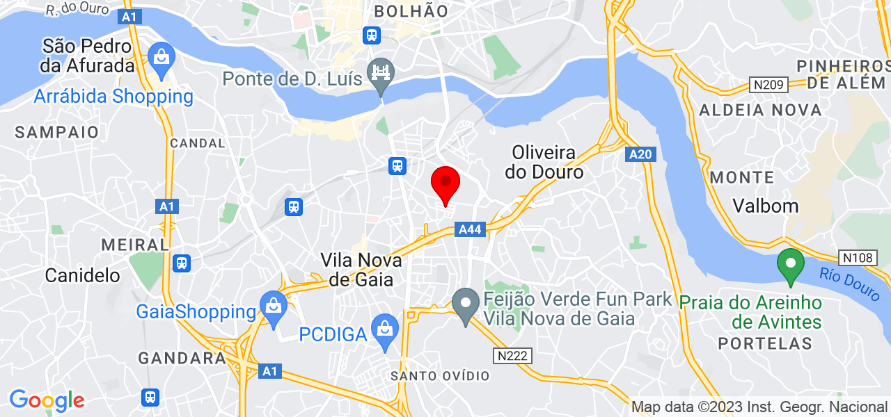 Marta  Alves - Porto - Vila Nova de Gaia - Mapa