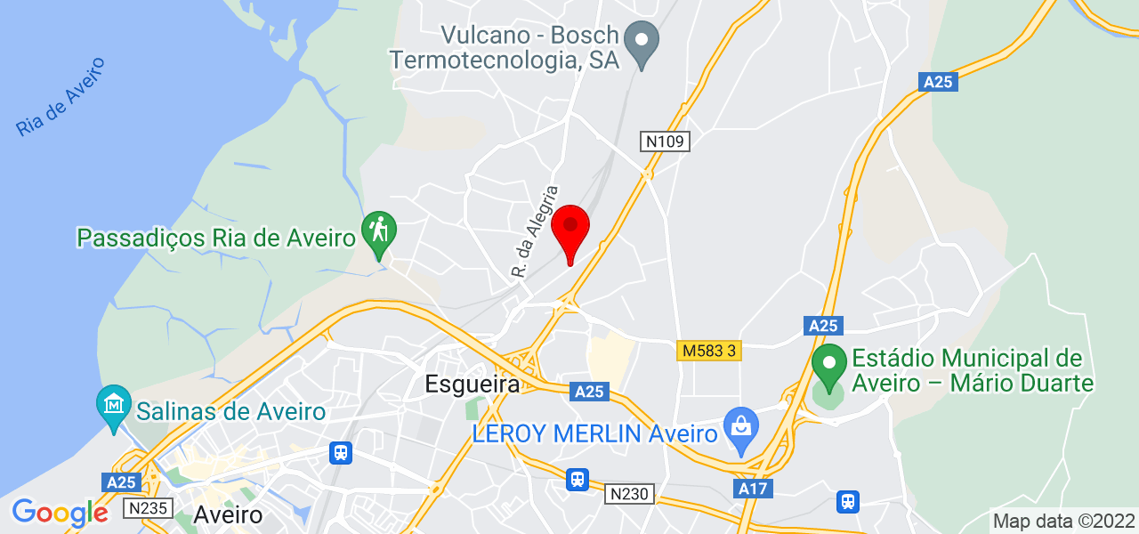 Priscila Bezerra - Aveiro - Aveiro - Mapa