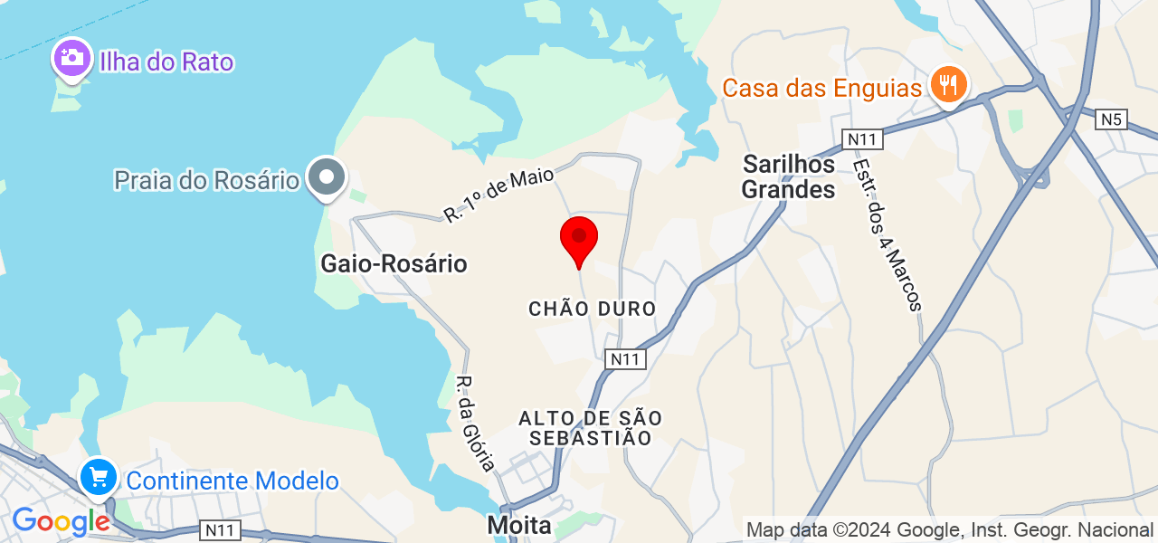 Daniel - Setúbal - Moita - Mapa