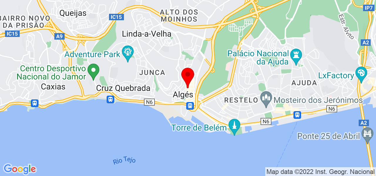 Vera Dias - Lisboa - Oeiras - Mapa