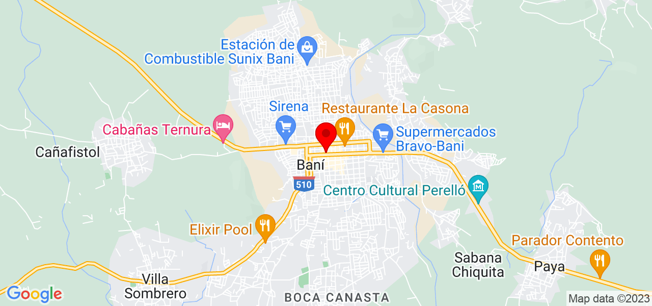 Talleres Arias - Peravia - Baní - Mapa