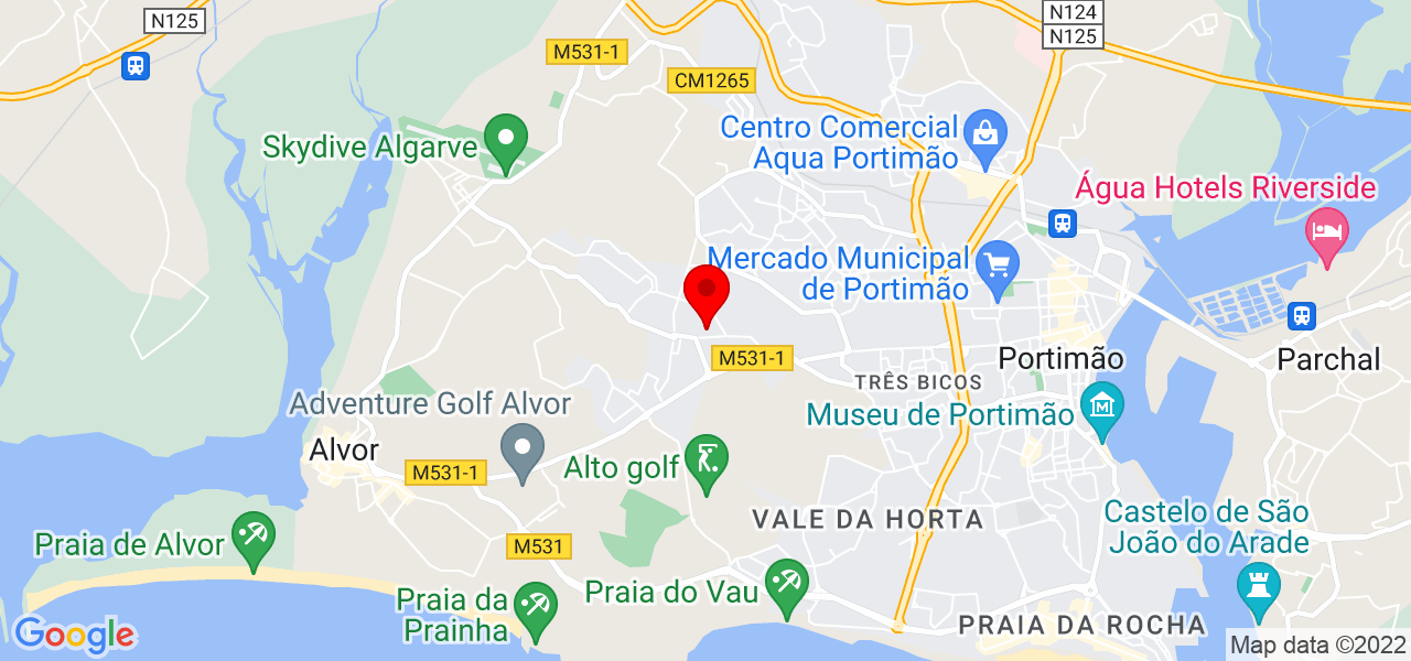 Leonor Cavaco - Faro - Portimão - Mapa