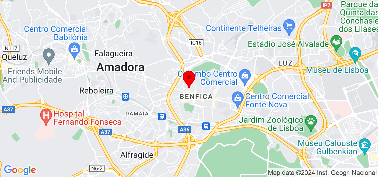 C&eacute;lia - Lisboa - Lisboa - Mapa
