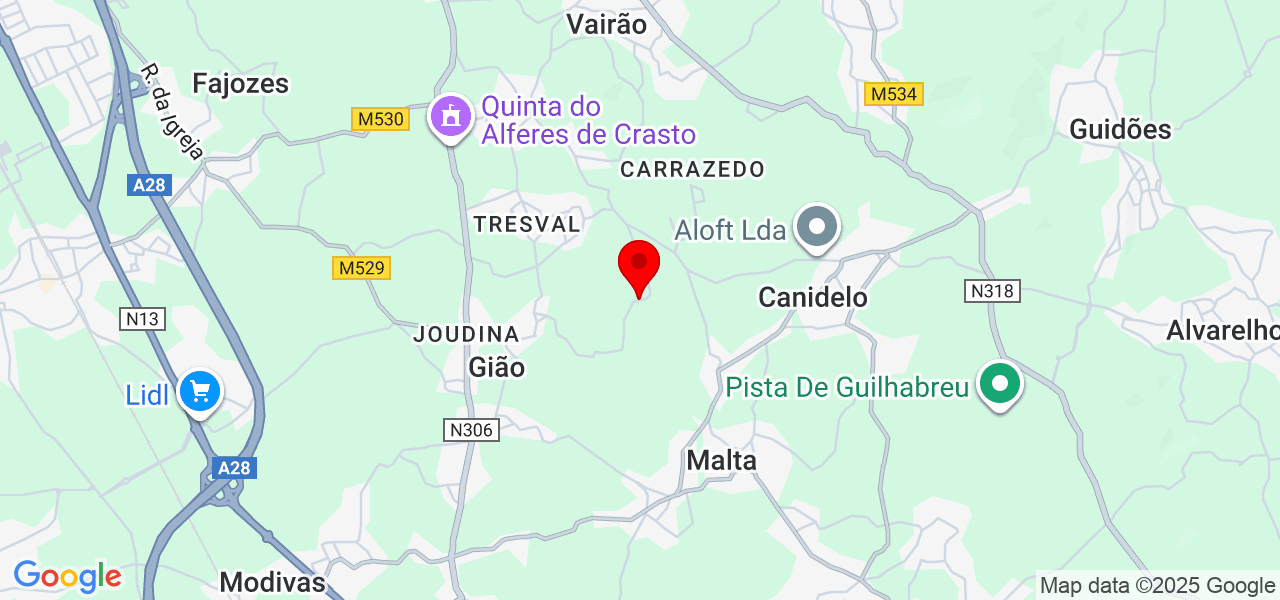 Granitop - Porto - Vila do Conde - Map
