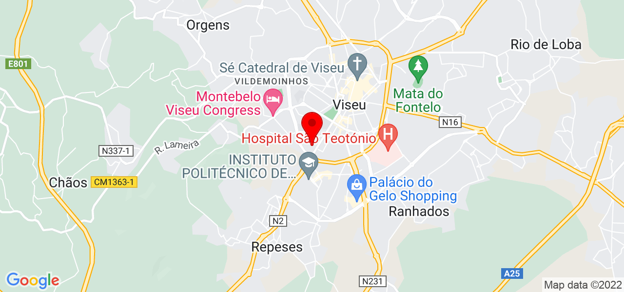 Camila Souza - Viseu - Viseu - Mapa