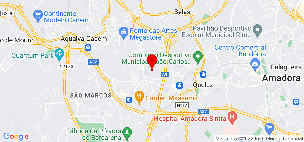 Paula Ara&uacute;jo - Lisboa - Sintra - Mapa