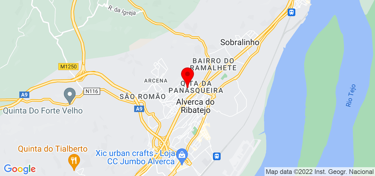 Patr&iacute;cia Sofia Oliveira costa - Lisboa - Vila Franca de Xira - Mapa