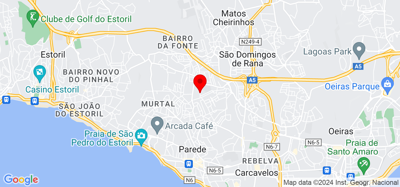 Jo&atilde;o Rosa - Lisboa - Cascais - Mapa