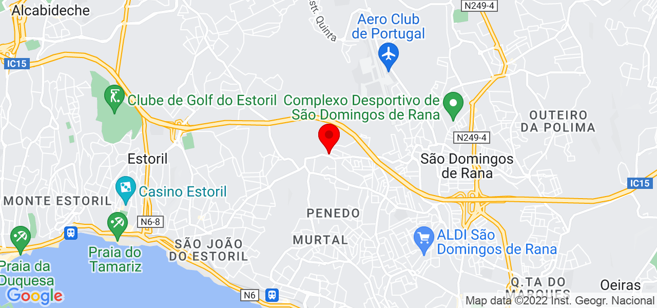 Anderson - Lisboa - Cascais - Mapa