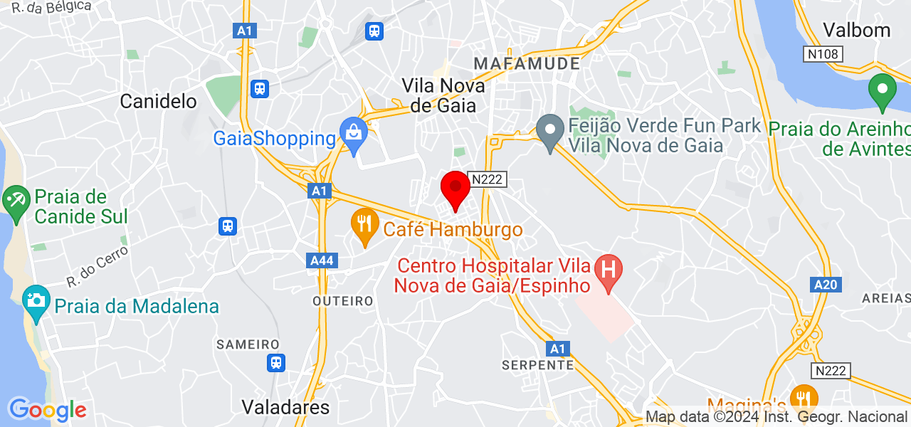 Agnaldo - Porto - Vila Nova de Gaia - Mapa