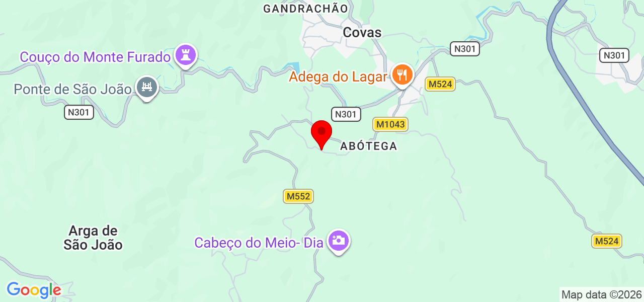 Serviços Floresta Perdida - Viana do Castelo - Vila Nova de Cerveira - Mapa