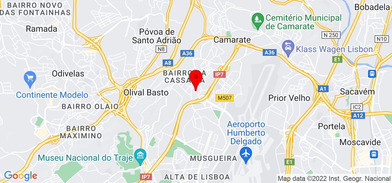 Andre Tavares - Lisboa - Lisboa - Mapa