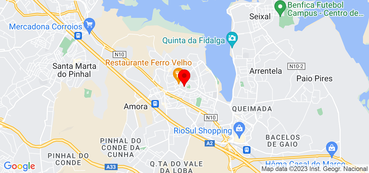 Jos&eacute; Santos - Setúbal - Seixal - Mapa