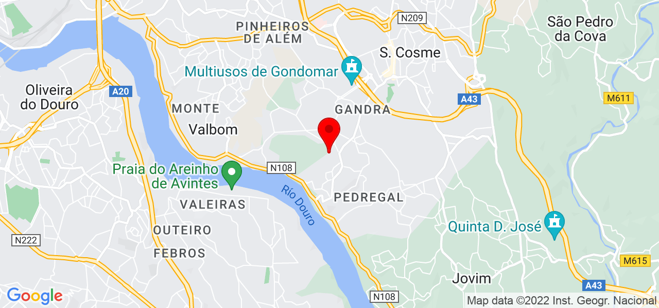SBSA Digital Adventures Unipessoal LDA - Porto - Gondomar - Mapa