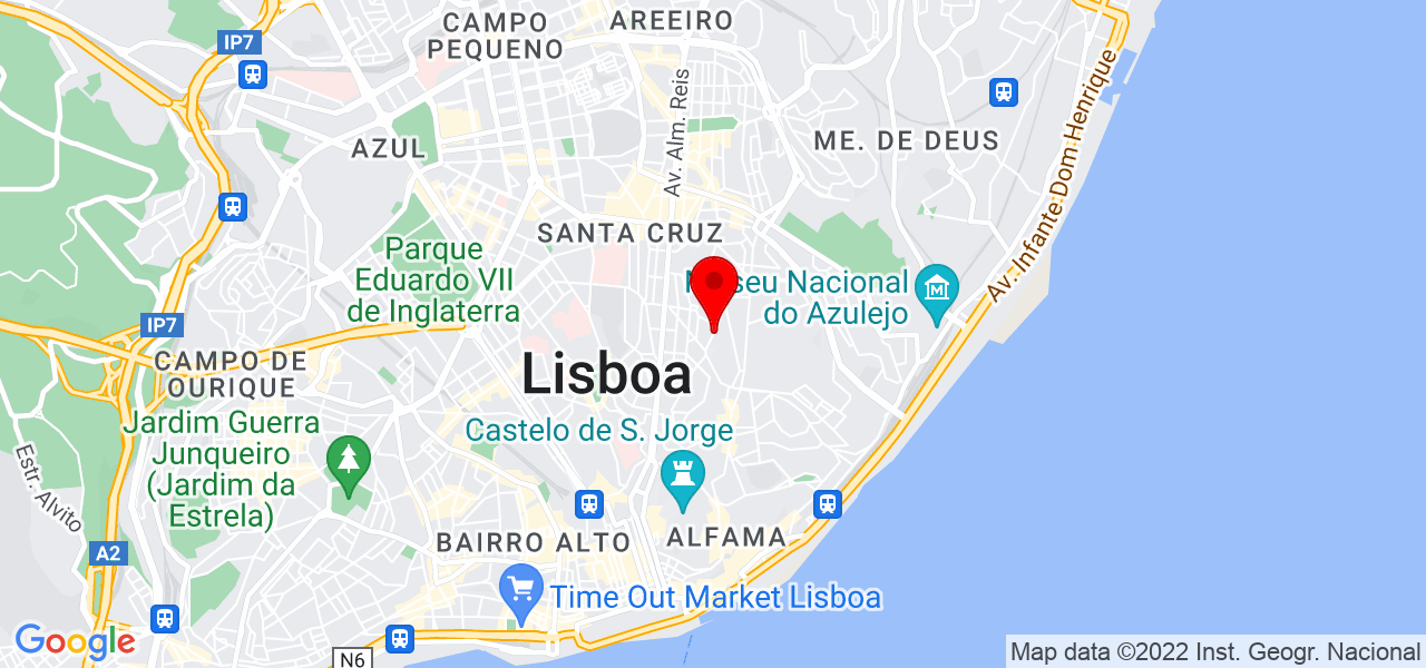 C&aacute;tia Constantino - Lisboa - Lisboa - Mapa