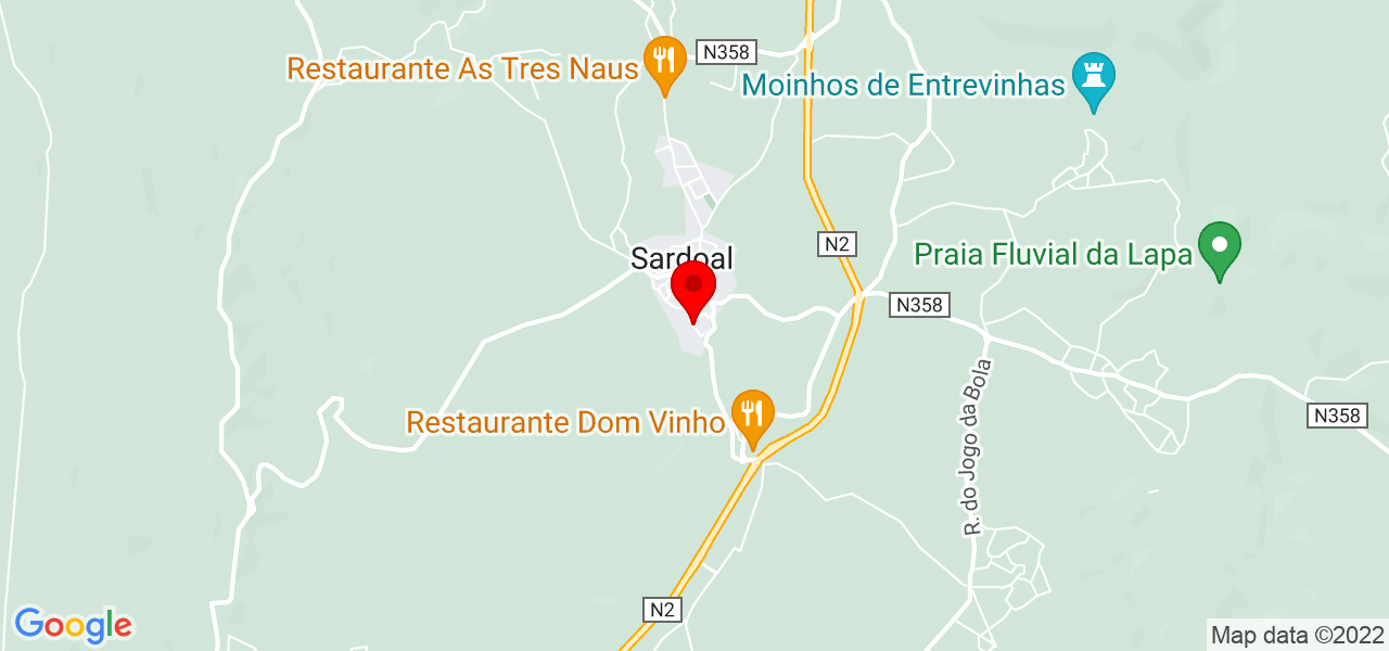 vanessa lobato - Santarém - Sardoal - Mapa
