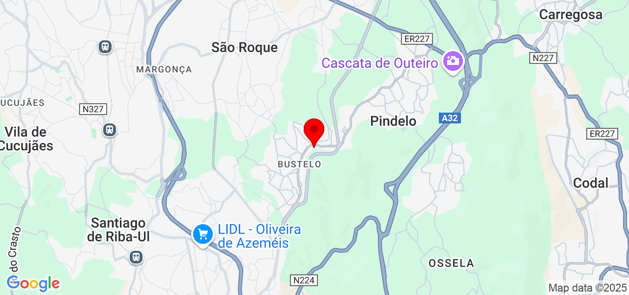Gomes obras já - Aveiro - Oliveira de Azeméis - Mapa