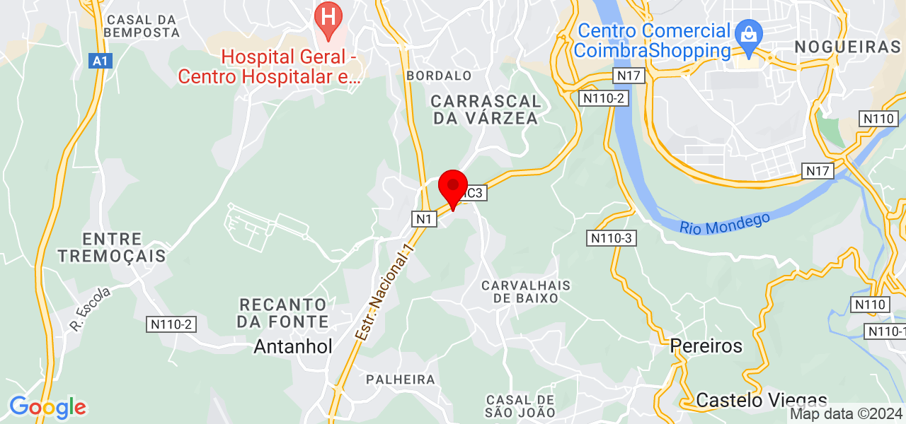 Gabriel Sanchez - Coimbra - Coimbra - Mapa