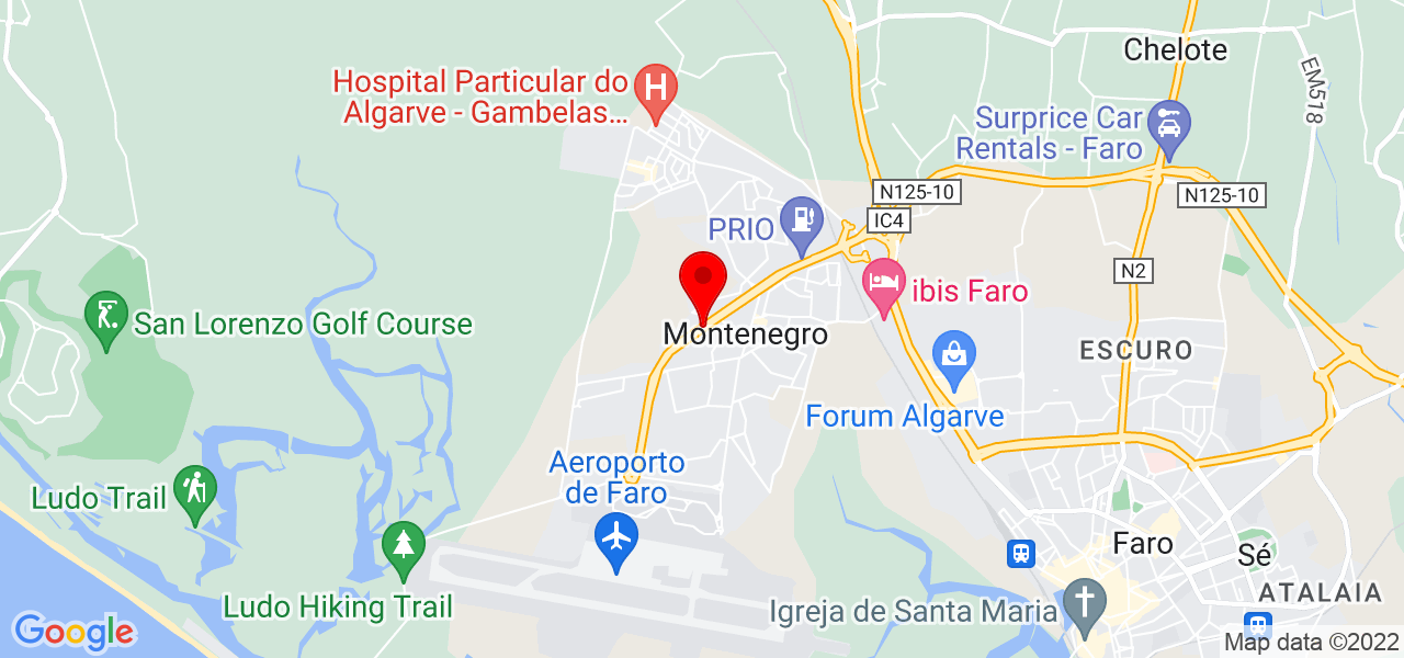 Mafalda Madureira - Faro - Faro - Mapa