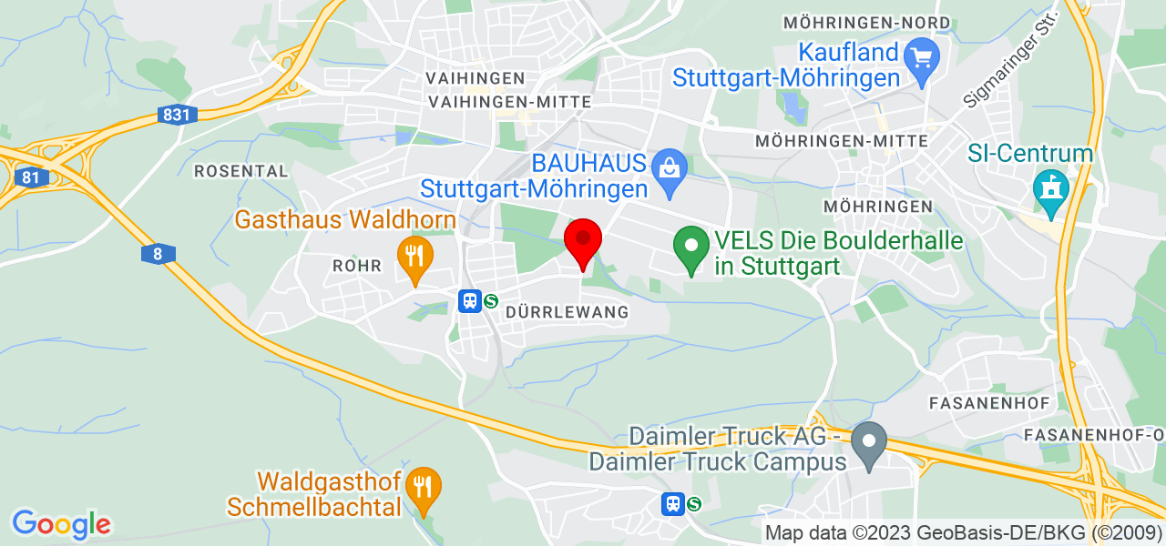 IMR Immobilien Management R&uuml;ck - Baden-Württemberg - Stuttgart - Karte