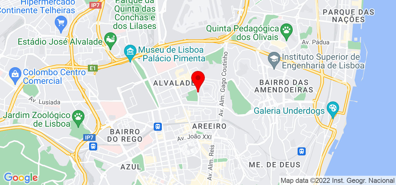 Vera Moreira - Lisboa - Lisboa - Mapa