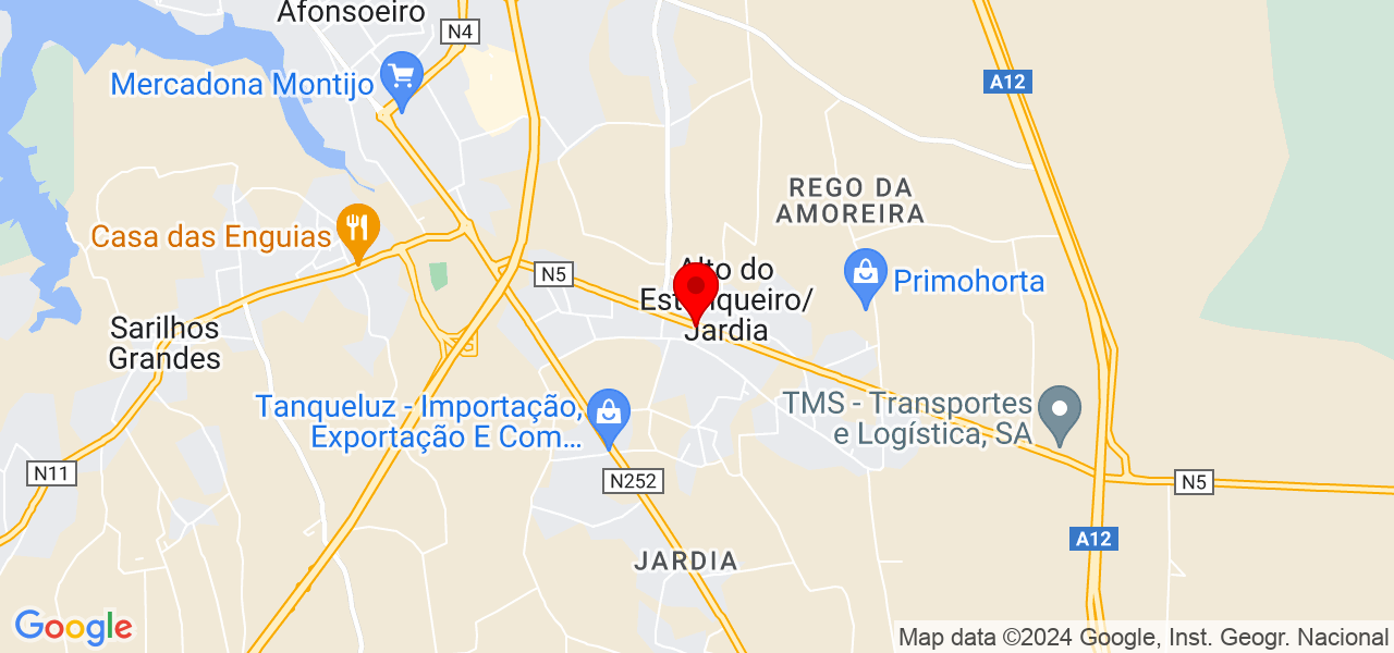Jaqueline Batista - Setúbal - Montijo - Mapa
