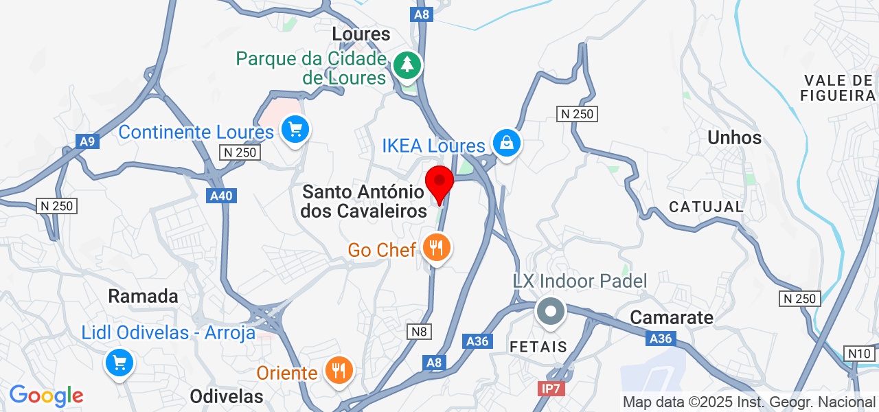 Arena Solu&ccedil;&otilde;es ⚒️ - Lisboa - Loures - Map