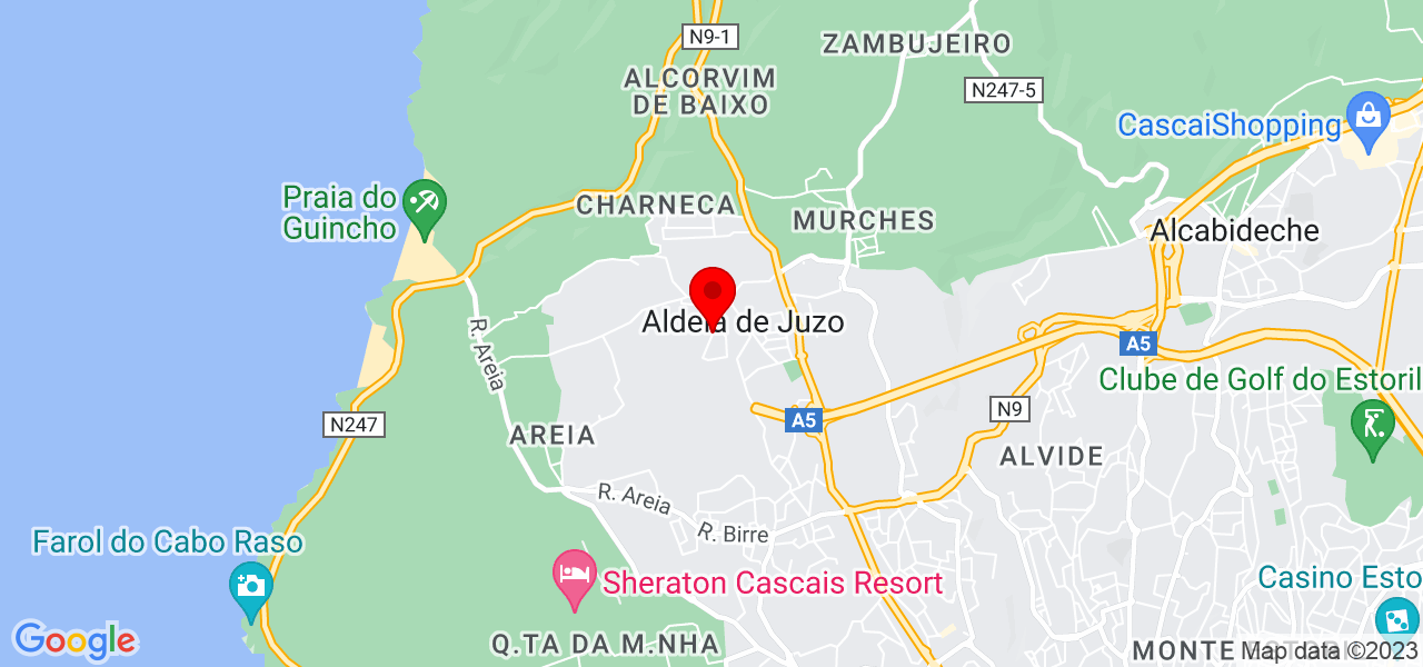 Maria In&ecirc;s - Lisboa - Cascais - Mapa