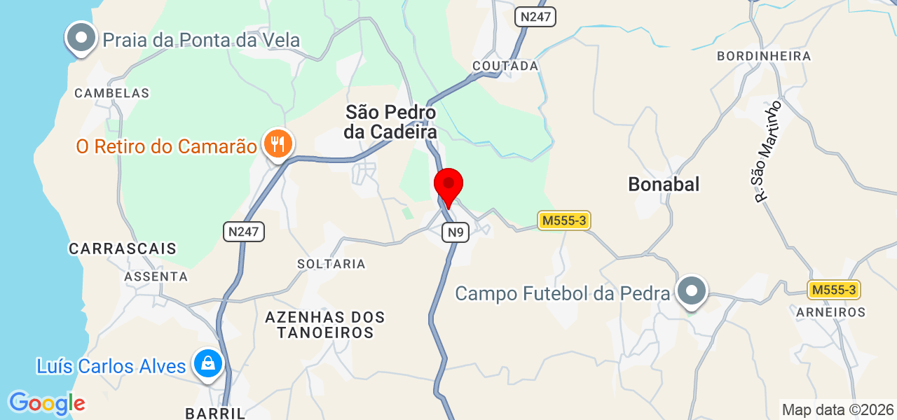 Atelier das bainhas e Biquínis - Lisboa - Torres Vedras - Map
