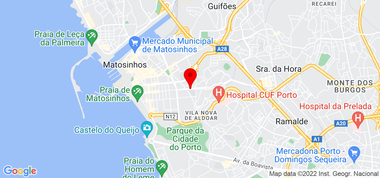 Florencia - Porto - Matosinhos - Mapa