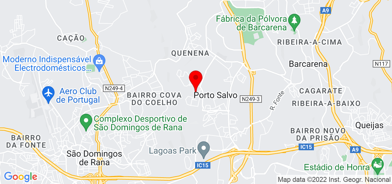Douglas--Labervilex - Lisboa - Oeiras - Map