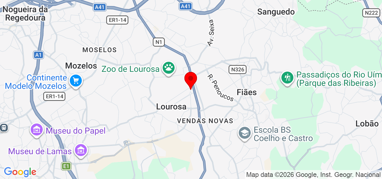 Pedro Santos - Aveiro - Santa Maria da Feira - Mapa